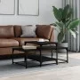 Mesa de centro madera de ingeniería negro 102x60x45 cm de , Mesas de centro - Ref: Foro24-835314, Precio: 46,32 €, Descuento: %