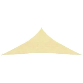 Toldo de vela triangular HDPE 3,6x3,6x3,6 m beige de vidaXL, Sombrillas - Ref: Foro24-42285, Precio: 22,65 €, Descuento: %