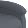 Sillón reclinable eléctrico de terciopelo gris oscuro en Sillones | Comprar online en Foru.es