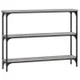 Mesa consola madera de ingeniería gris Sonoma 100x22,5x75 cm de , Mesas auxiliares - Ref: Foro24-834028, Precio: 48,09 €, Des...