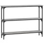 Mesa consola madera de ingeniería gris Sonoma 100x22,5x75 cm de , Mesas auxiliares - Ref: Foro24-834028, Precio: 48,67 €, Des...
