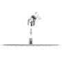 Cabezal de ducha redondo efecto lluvia acero inoxidable 40 cm de vidaXL, Cabezales de ducha - Ref: Foro24-142157, Precio: 48,...