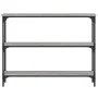 Mesa consola madera de ingeniería gris Sonoma 100x22,5x75 cm de , Mesas auxiliares - Ref: Foro24-834028, Precio: 48,09 €, Des...