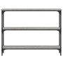 Mesa consola madera de ingeniería gris Sonoma 100x22,5x75 cm de , Mesas auxiliares - Ref: Foro24-834028, Precio: 48,67 €, Des...