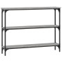 Mesa consola madera de ingeniería gris Sonoma 100x22,5x75 cm de , Mesas auxiliares - Ref: Foro24-834028, Precio: 48,67 €, Des...