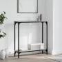 Mesa consola madera de ingeniería gris Sonoma 75x22,5x75 cm de , Mesas auxiliares - Ref: Foro24-834023, Precio: 38,20 €, Desc...