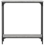 Mesa consola madera de ingeniería gris Sonoma 75x22,5x75 cm de , Mesas auxiliares - Ref: Foro24-834023, Precio: 38,74 €, Desc...