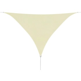 Toldo de vela triangular tela Oxford color crema 3,6x3,6x3,6 m de vidaXL, Sombrillas - Ref: Foro24-42300, Precio: 22,83 €, De...