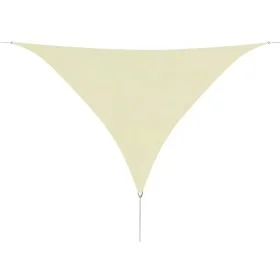 Toldo de vela triangular tela Oxford color crema 3,6x3,6x3,6 m de vidaXL, Sombrillas - Ref: Foro24-42300, Precio: 30,17 €, De...