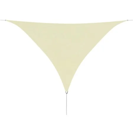 Toldo de vela triangular tela Oxford color crema 3,6x3,6x3,6 m de vidaXL, Sombrillas - Ref: Foro24-42300, Precio: 30,17 €, De...