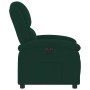Sillón reclinable eléctrico de terciopelo verde oscuro en Sillones | Comprar online en Foru.es