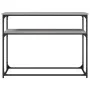 Sonoma gray engineered wood console table 100x35.5x75 cm by , Side tables - Ref: Foro24-834068, Price: 50,61 €, Discount: %