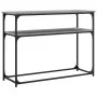 Sonoma gray engineered wood console table 100x35.5x75 cm by , Side tables - Ref: Foro24-834068, Price: 50,61 €, Discount: %