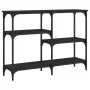 Schwarzer Konsolentisch aus Holzwerkstoff, 102 x 29 x 75 cm von , Seitentische - Ref: Foro24-834080, Preis: 59,40 €, Rabatt: %