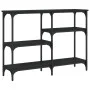 Schwarzer Konsolentisch aus Holzwerkstoff, 102 x 29 x 75 cm von , Seitentische - Ref: Foro24-834080, Preis: 59,40 €, Rabatt: %