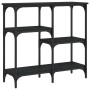 Mesa consola madera de ingeniería negra 80x29x75 cm de , Mesas auxiliares - Ref: Foro24-834075, Precio: 53,72 €, Descuento: %