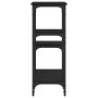 Black engineered wood console table 80x29x75 cm by , Side tables - Ref: Foro24-834075, Price: 53,01 €, Discount: %