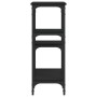 Mesa consola madera de ingeniería negra 80x29x75 cm de , Mesas auxiliares - Ref: Foro24-834075, Precio: 53,72 €, Descuento: %