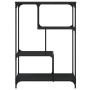 Estantería madera de ingeniería y acero negro 81x36x115 cm de , Librerías y estanterías - Ref: Foro24-835404, Precio: 50,02 €...