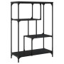 Estantería madera de ingeniería y acero negro 81x36x115 cm de , Librerías y estanterías - Ref: Foro24-835404, Precio: 50,02 €...