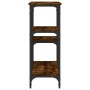 Mesa consola madera de ingeniería roble ahumado 102x29x75 cm de , Mesas auxiliares - Ref: Foro24-834082, Precio: 55,33 €, Des...