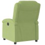 Sillón reclinable eléctrico de terciopelo verde claro en Sillones | Comprar online en Foru.es