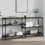 Oak brown engineered wood console table 160x29x75 cm by , Side tables - Ref: Foro24-834089, Price: 72,90 €, Discount: %