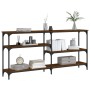 Mesa consola madera de ingeniería marrón roble 160x29x75 cm de , Mesas auxiliares - Ref: Foro24-834089, Precio: 73,85 €, Desc...