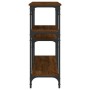 Mesa consola madera de ingeniería marrón roble 160x29x75 cm de , Mesas auxiliares - Ref: Foro24-834089, Precio: 73,85 €, Desc...