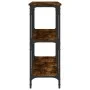 Smoked oak engineered wood console table 150x29x75 cm by , Side tables - Ref: Foro24-834107, Price: 75,96 €, Discount: %