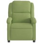 Sillón reclinable eléctrico de terciopelo verde claro en Sillones | Comprar online en Foru.es