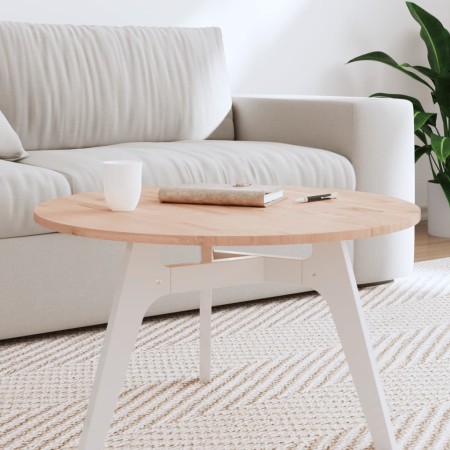 Tablero redondo de madera maciza de haya Ø70x1,5 cm de , Tableros para mesas - Ref: Foro24-355910, Precio: 53,55 €, Descuento: %