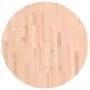 Round solid beech wood board Ø70x1.5 cm by , Table tops - Ref: Foro24-355910, Price: 50,97 €, Discount: %