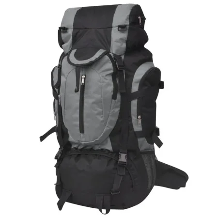 Mochila de senderismo XXL negro y gris 75 l de vidaXL, Mochilas - Ref: Foro24-91106, Precio: 33,25 €, Descuento: %