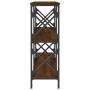 Mesa consola madera de ingeniería marrón roble 200x28x80,5 cm de , Mesas auxiliares - Ref: Foro24-835433, Precio: 67,74 €, De...