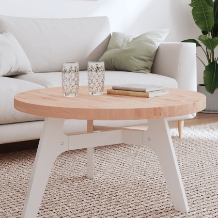 Tablero redondo de madera maciza de haya Ø80x4 cm de , Tableros para mesas - Ref: Foro24-355925, Precio: 133,27 €, Descuento: %
