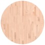 Tablero redondo de madera maciza de haya Ø80x4 cm de , Tableros para mesas - Ref: Foro24-355925, Precio: 133,27 €, Descuento: %