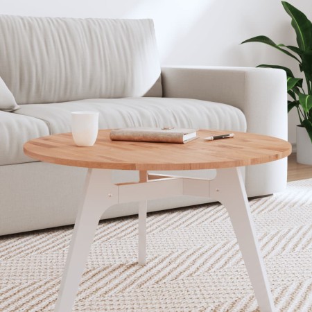 Tablero redondo de madera maciza de haya Ø70x1,5 cm de , Tableros para mesas - Ref: Foro24-355931, Precio: 59,54 €, Descuento: %
