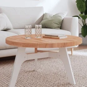 Tablero redondo de madera maciza de haya Ø80x4 cm de , Tableros para mesas - Ref: Foro24-355946, Precio: 147,46 €, Descuento: %