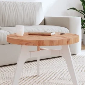 Tablero redondo de madera maciza de haya Ø60x4 cm by , Table tops - Ref: Foro24-355944, Price: 83,27 €, Discount: %