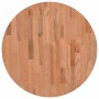 Tablero redondo de madera maciza de haya Ø60x4 cm de , Tableros para mesas - Ref: Foro24-355944, Precio: 85,99 €, Descuento: %