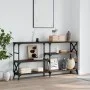 Mesa consola madera de ingeniería marrón roble 150x29x76,5 cm de , Mesas auxiliares - Ref: Foro24-835473, Precio: 69,49 €, De...