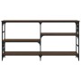 Mesa consola madera de ingeniería marrón roble 150x29x76,5 cm de , Mesas auxiliares - Ref: Foro24-835473, Precio: 70,39 €, De...