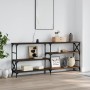 Mesa consola madera de ingeniería marrón roble 180x29x76,5 cm de , Mesas auxiliares - Ref: Foro24-835478, Precio: 78,29 €, De...
