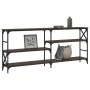 Mesa consola madera de ingeniería marrón roble 180x29x76,5 cm de , Mesas auxiliares - Ref: Foro24-835478, Precio: 77,32 €, De...