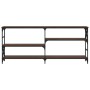 Mesa consola madera de ingeniería marrón roble 180x29x76,5 cm de , Mesas auxiliares - Ref: Foro24-835478, Precio: 78,29 €, De...