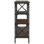 Mesa consola madera de ingeniería marrón roble 180x29x76,5 cm de , Mesas auxiliares - Ref: Foro24-835478, Precio: 77,32 €, De...