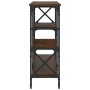 Mesa consola madera de ingeniería marrón roble 180x29x76,5 cm de , Mesas auxiliares - Ref: Foro24-835478, Precio: 78,29 €, De...