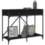 Mesa consola madera de ingeniería negra 100x39x78,5 cm de , Mesas auxiliares - Ref: Foro24-835484, Precio: 48,06 €, Descuento: %