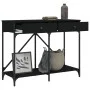 Mesa consola madera de ingeniería negra 100x39x78,5 cm de , Mesas auxiliares - Ref: Foro24-835484, Precio: 48,06 €, Descuento: %